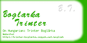 boglarka trinter business card