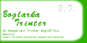 boglarka trinter business card